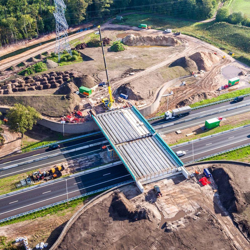 Luchtfoto ecoduct