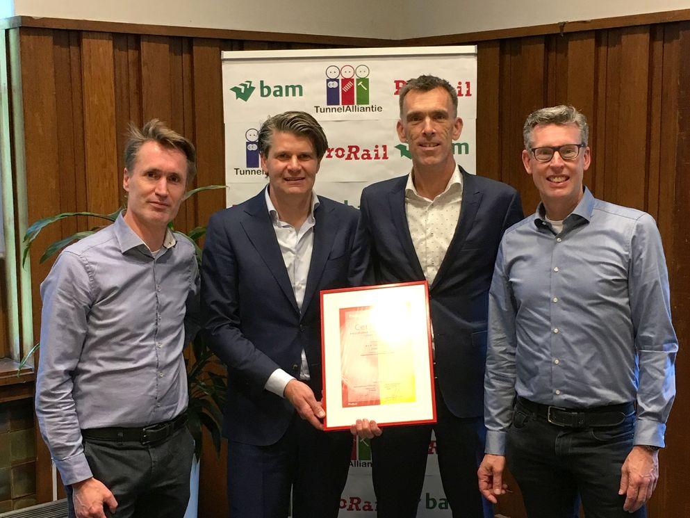 BAM Infra erkend aannemer TunnelAllienatie ProRail