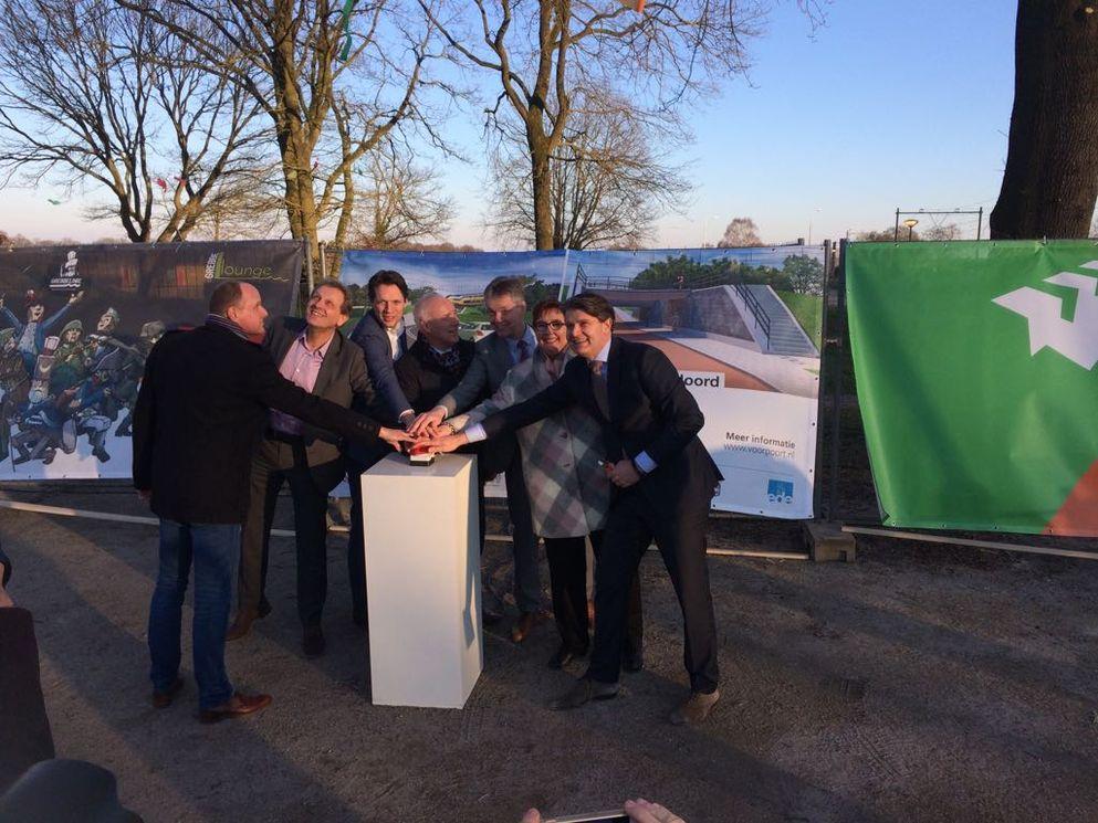 Aanleg spooronderdoorgangen Voorpoort en Nieuweweg Noord (N418) officieel van start