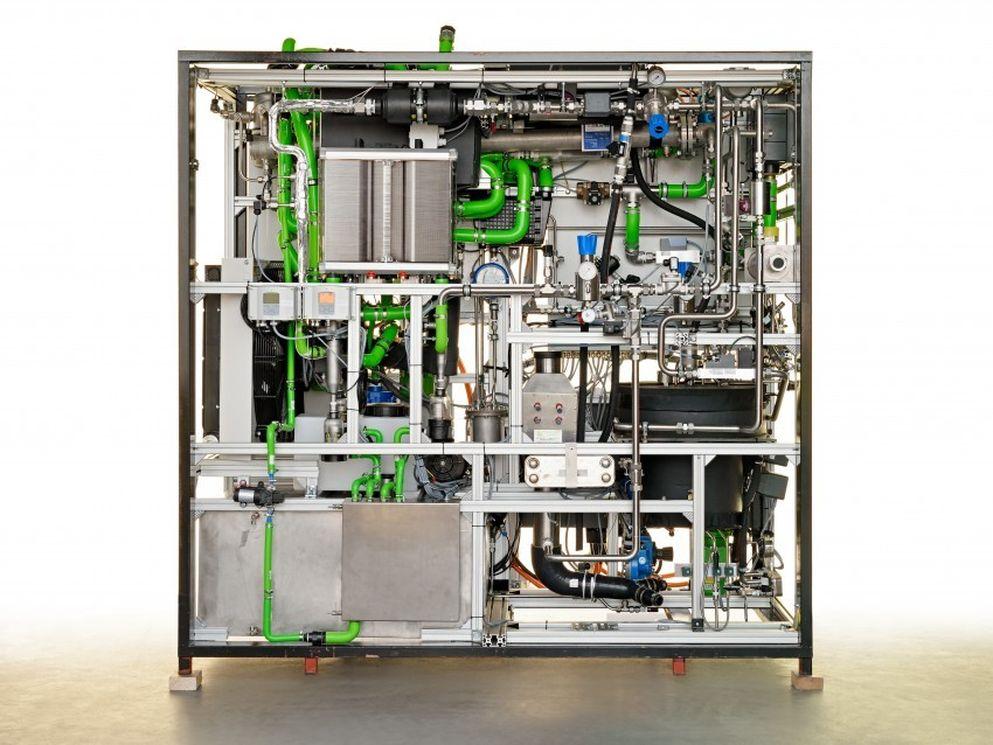 Schone energie op bouwplaats met eerste generator op mierenzuur