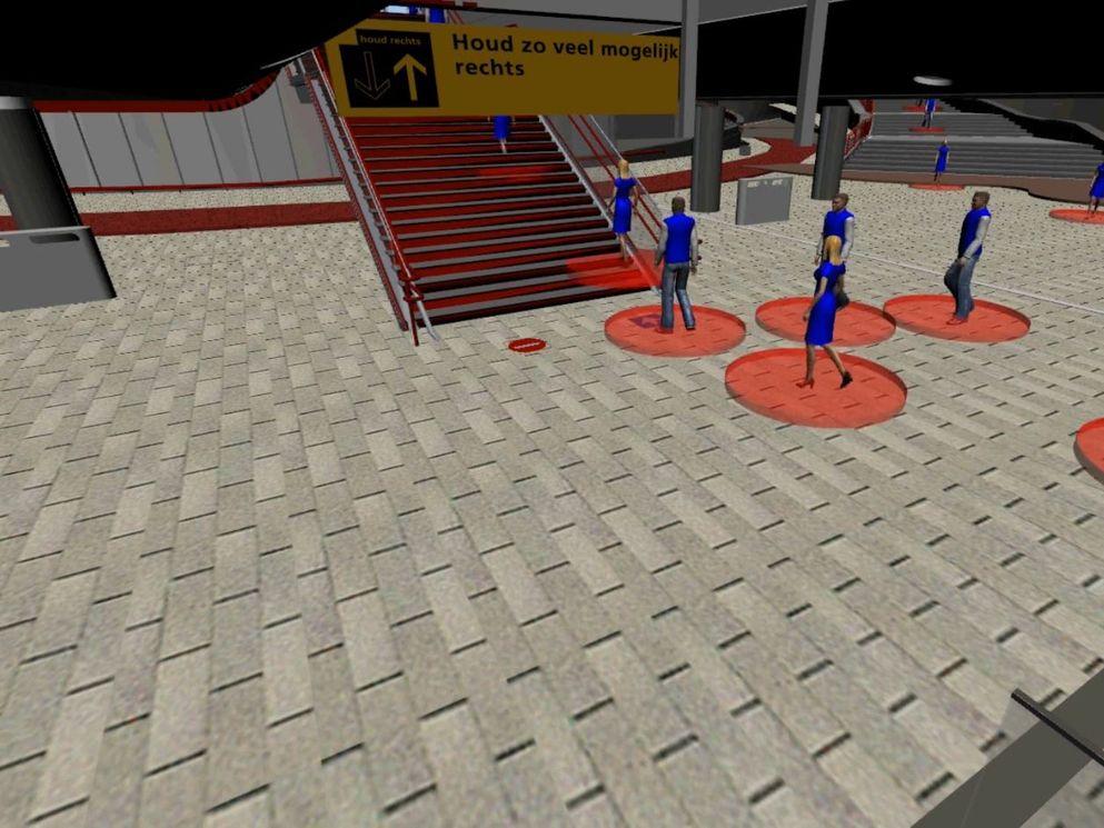 Driebergen-Zeist getest op 1,5 meter maatregel met simulatiesoftware