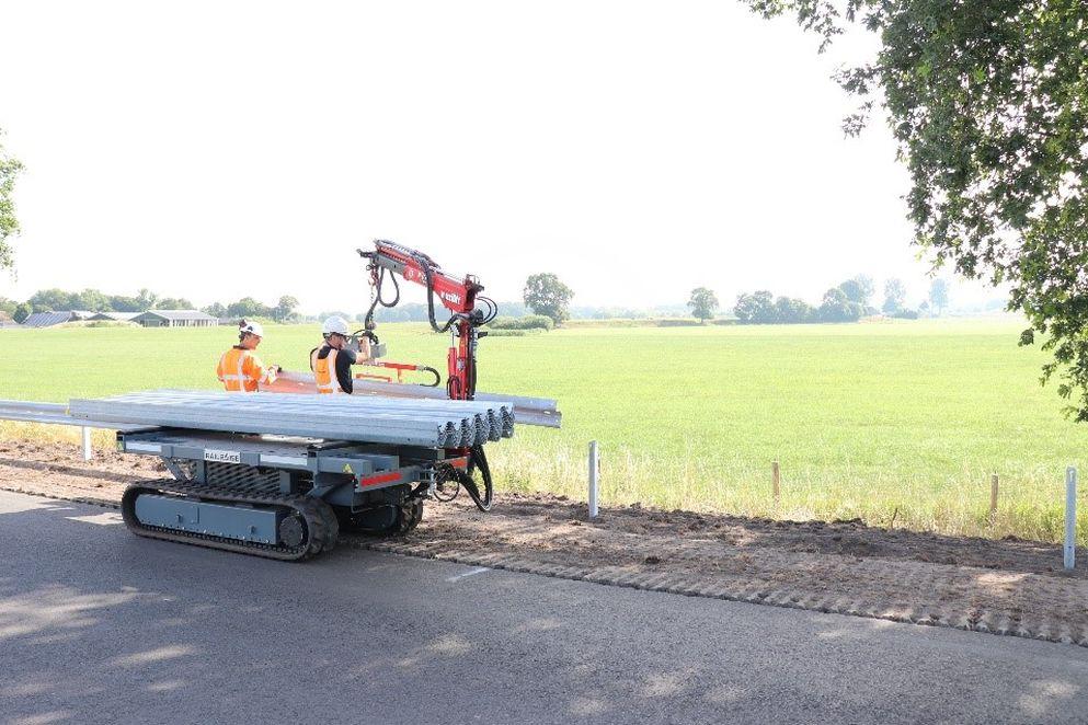 Plaatsen van geleiderail