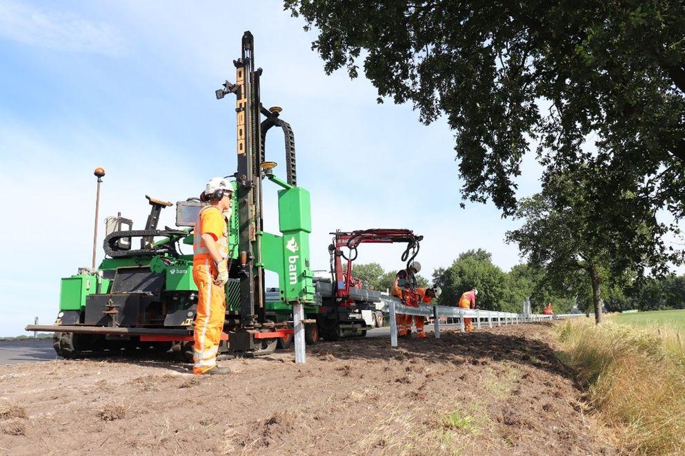 Plaatsen van geleiderail