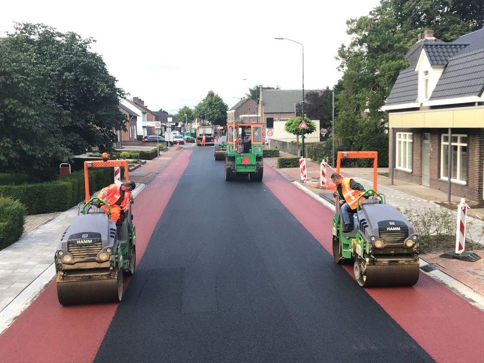 Reconstructie Grootschoterweg Budel-Schoot voor Kuppens Infra Budel