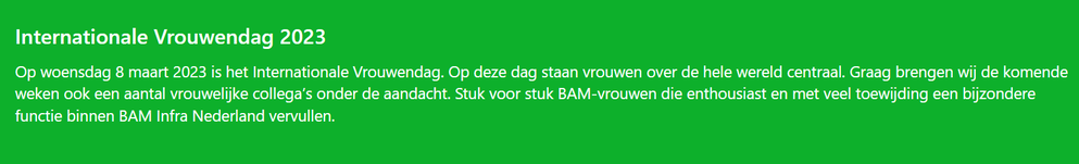 Internationale Vrouwendag