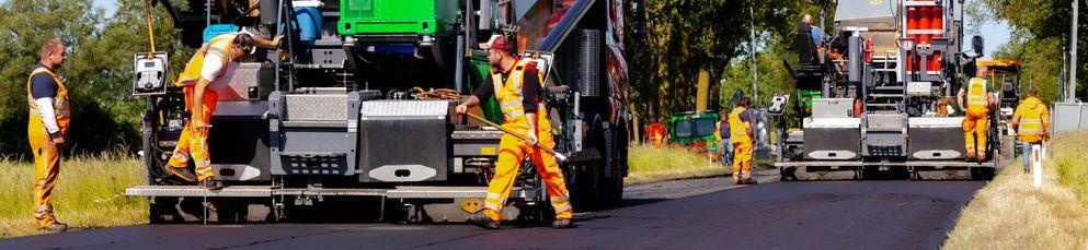 Werkzaamheden aan N264 met inzet emissieloos materieel