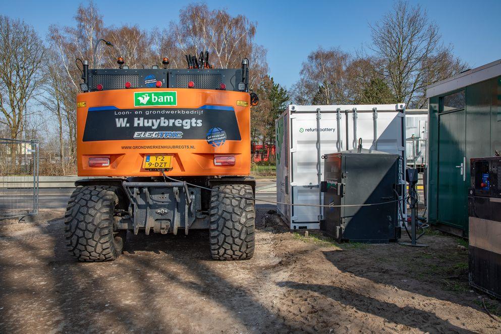 Nieuwe accu voor opladen elektrisch materieel door hergebruik 2000 fietsaccu’s 