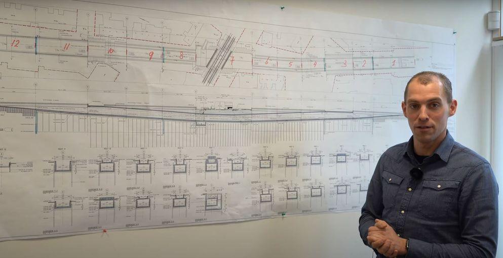 Alexiatunnel dubbellaagse spooronderdoorgan Hilversum eerste pionier BAM omgeving