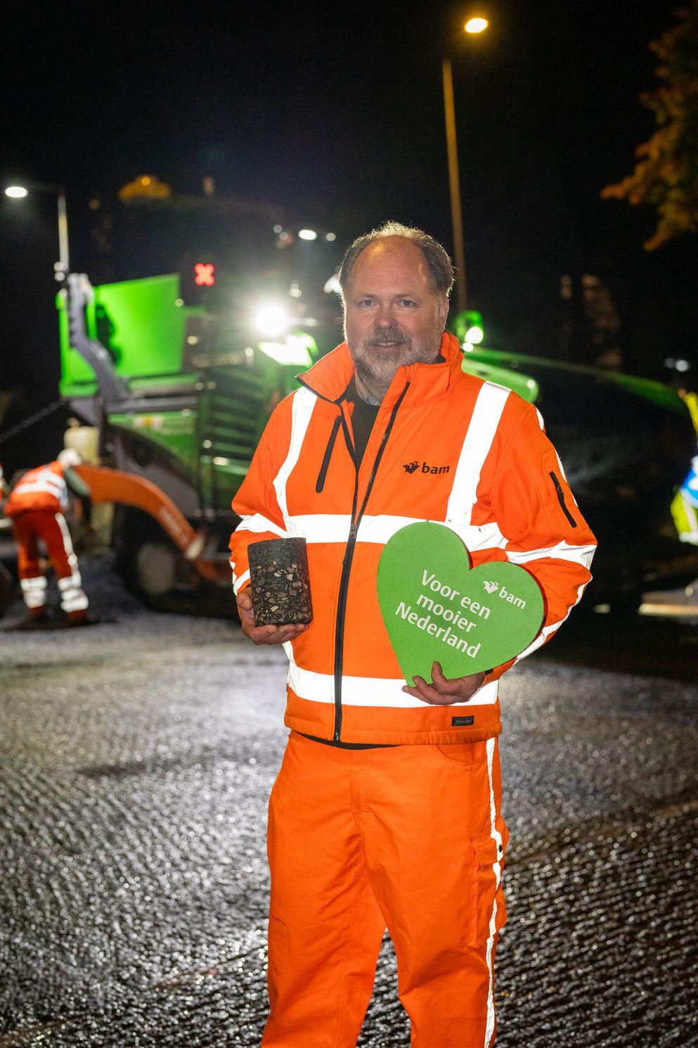 De Gooiseweg als proeftuin BAM en Gemeente Amsterdam innoveren met duurzamere asfaltmengsels