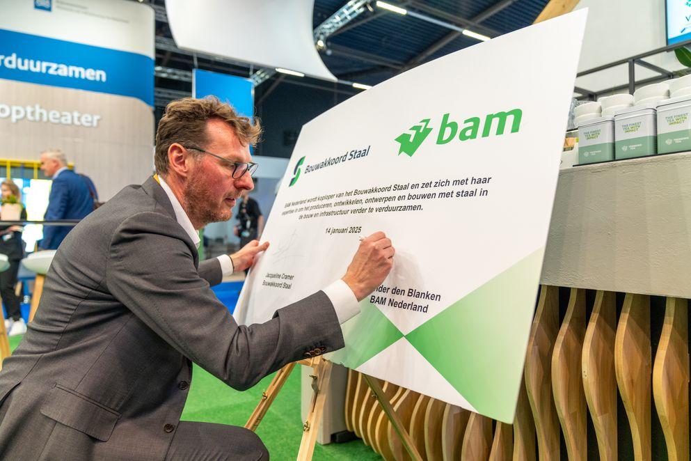 BAM staalakkoord infratech hergebruik groen 