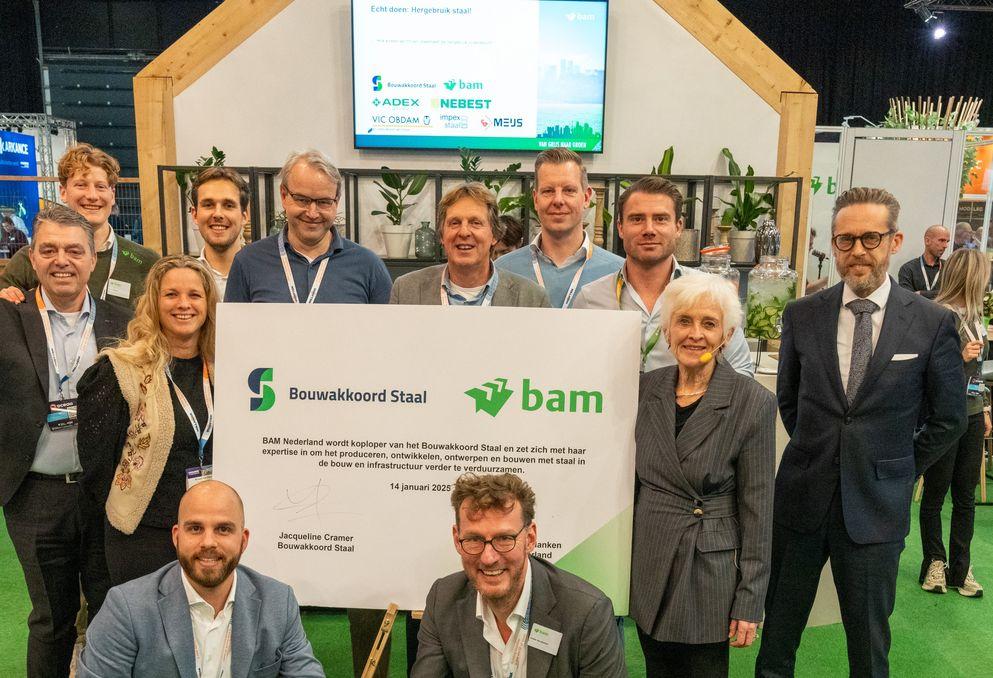 BAM staalakkoord infratech hergebruik groen 