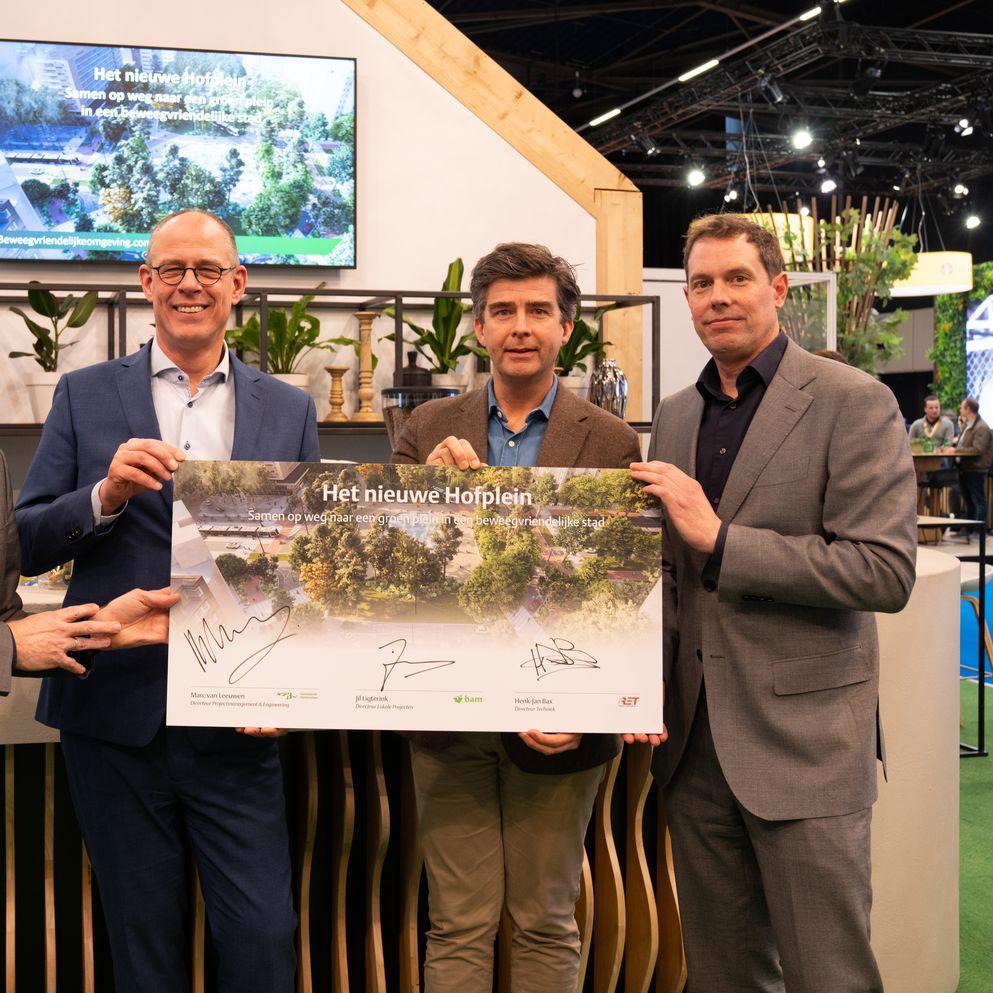 Samen op weg naar een groen Hofplein 