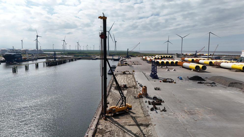 bam duurzaam kade groenr beton water buss eemshaven