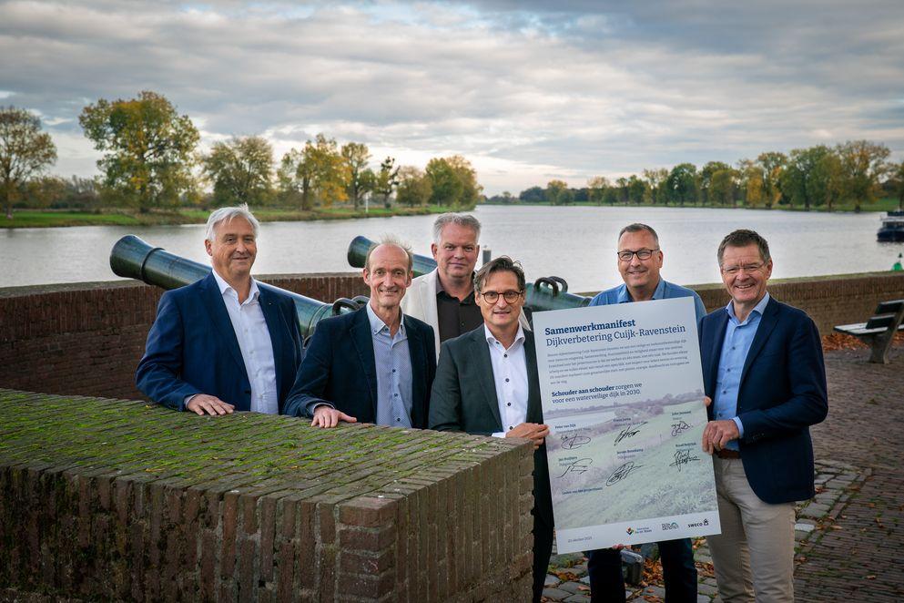 Waterschap Aa en Maas selecteert BAM, Van den Herik en FL BV voor realisatie dijkverbetering Cuijk-Ravenstein