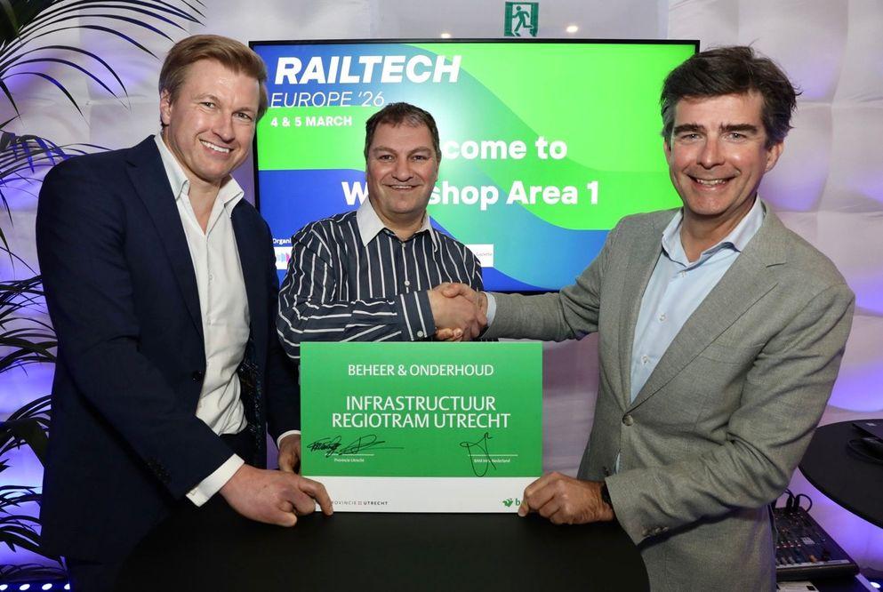 Ondertekening overeenkomst Traminfra