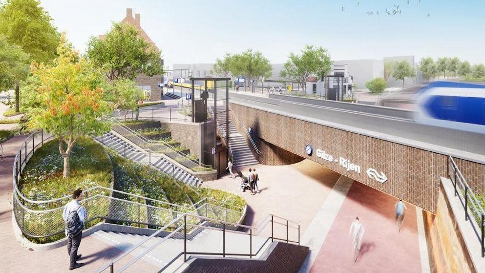 Spoorzone Rijen BAM