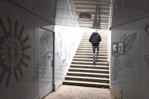 Alexiatunnel dubbellaagse spooronderdoorgan Hilversum eerste pionier BAM omgeving