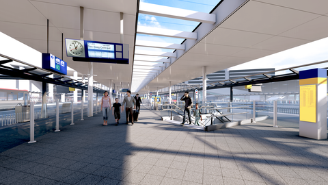 BAM ProRail Schiphol airport treinen busplatform trappen duurzaam complex MKS samenwerken