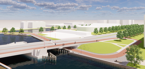 Ondertekening realisatiefase onderdoorgang Trekvlietbrug voor een veilige verbinding bouwteam duurzaam brug slim digitaal