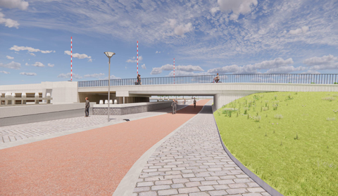 Ondertekening realisatiefase onderdoorgang Trekvlietbrug voor een veilige verbinding bouwteam duurzaam brug slim digitaal