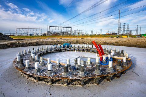 BAM TenneT energie duurzaamheid hoogspanning mastfundaties werkwegen civielraamovereenkomst slimmer sneller Borssele Rilland Tilburg 